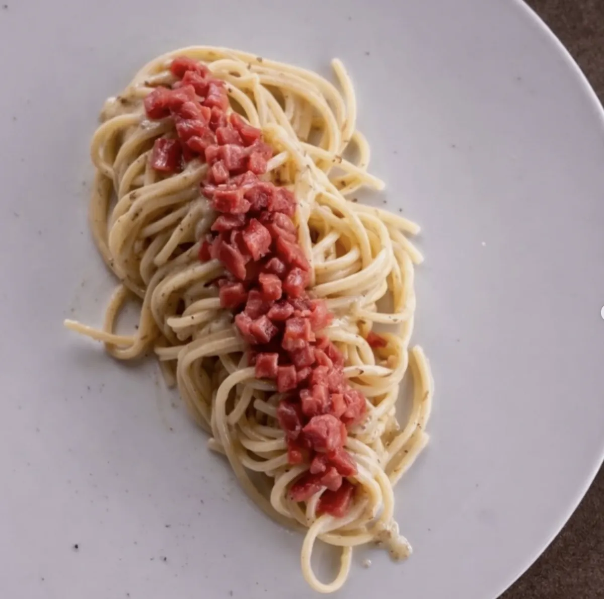 Cacio e pepe et tartare de bœuf